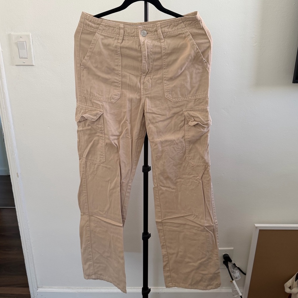 Zara Beige Cargo Pants